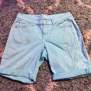 Vintage Tommy Bahama Baby Blue Women’s Size 8 Jean Shorts (jorts)